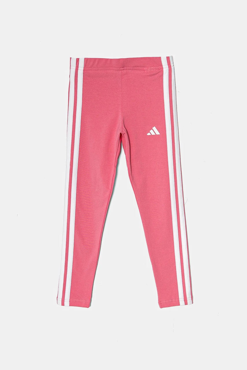 Детские леггинсы adidas цвет розовый с аппликацией JD6510