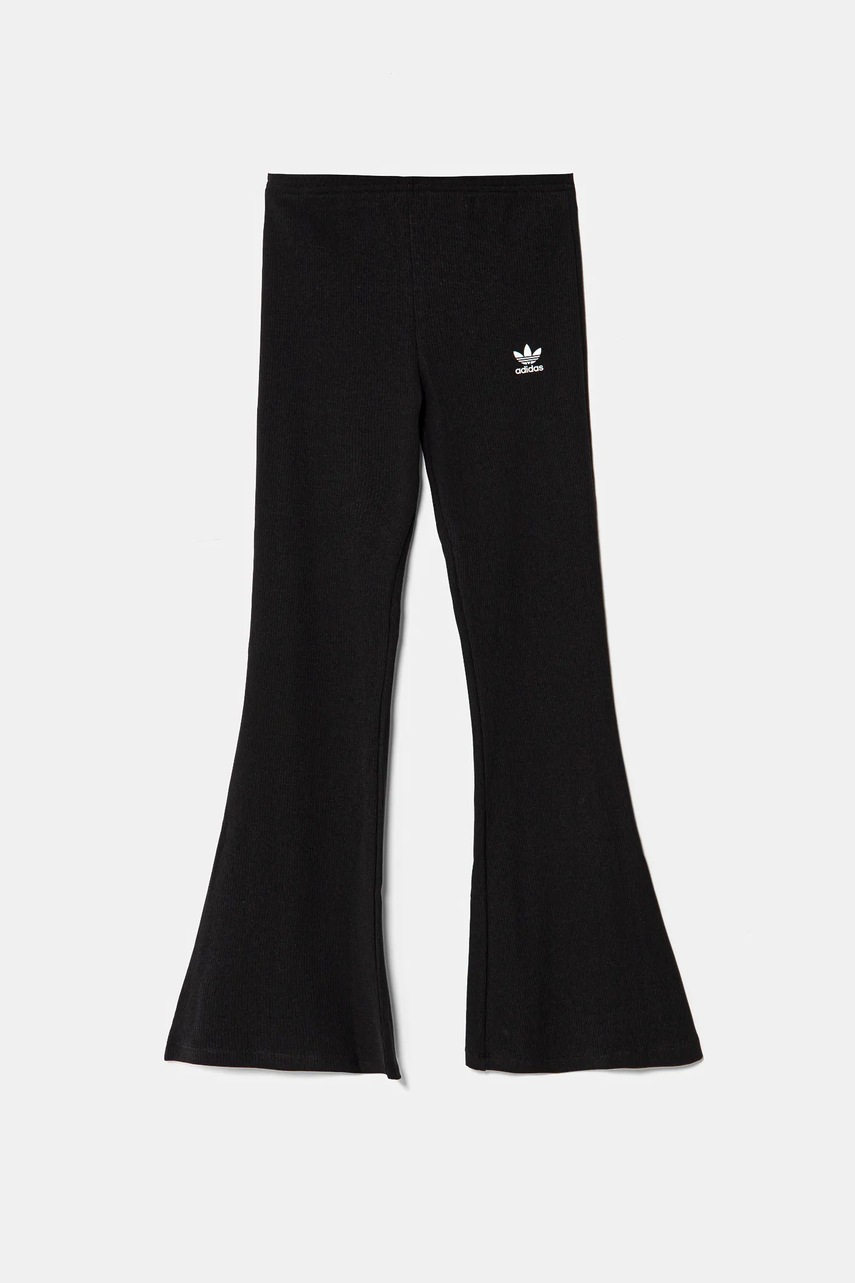 Дитячі штани adidas Originals колір чорний однотонні JC8437