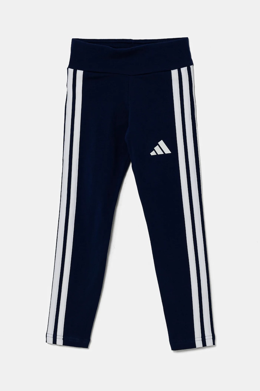 adidas pantaloni de trening pentru copii culoarea albastru marin, modelator, JD6475 adidas pantaloni de trening pentru copii culoarea albastru marin, modelator, JD6475