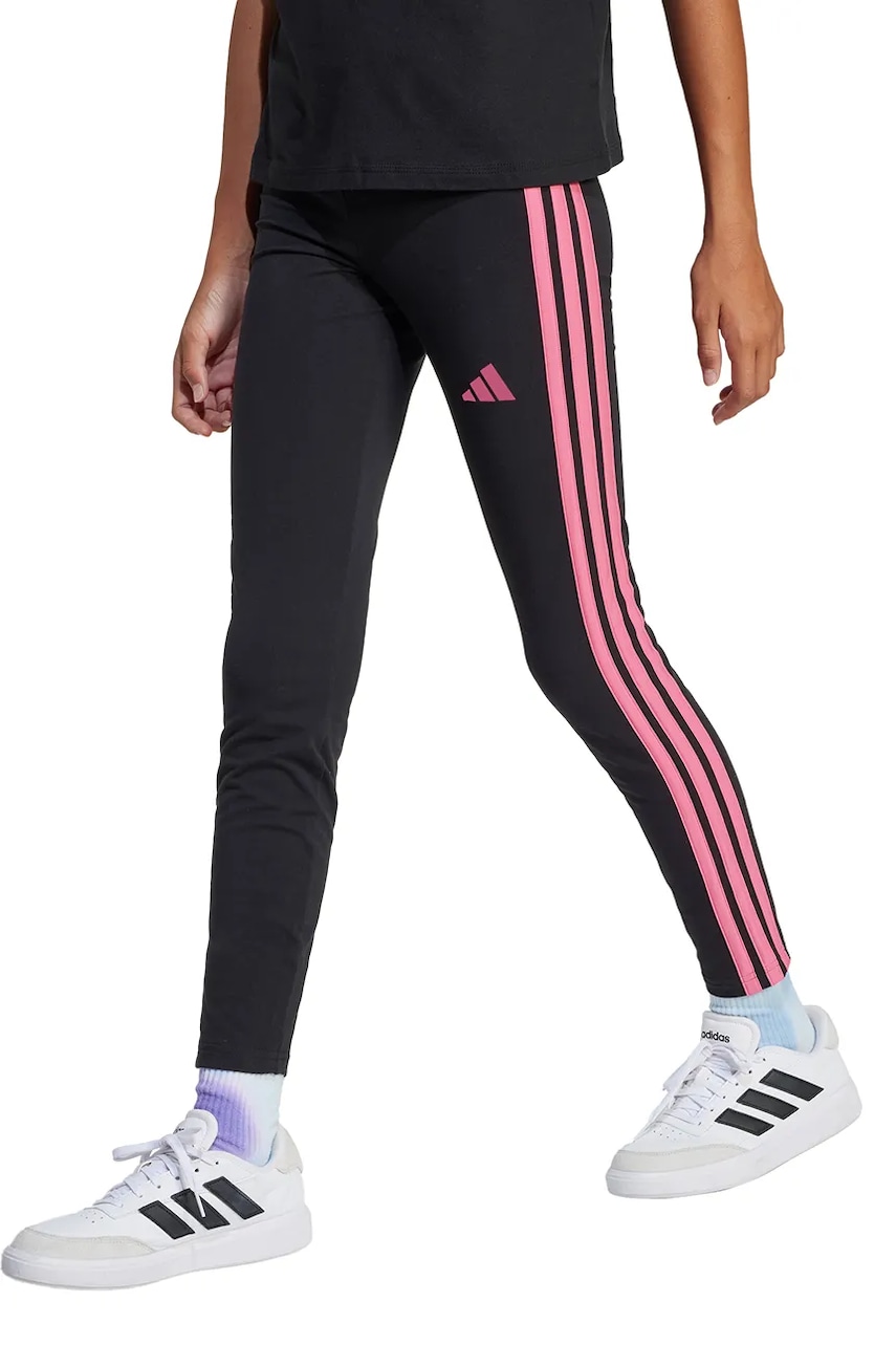 adidas leggins copii culoarea negru, cu imprimeu, JY0569