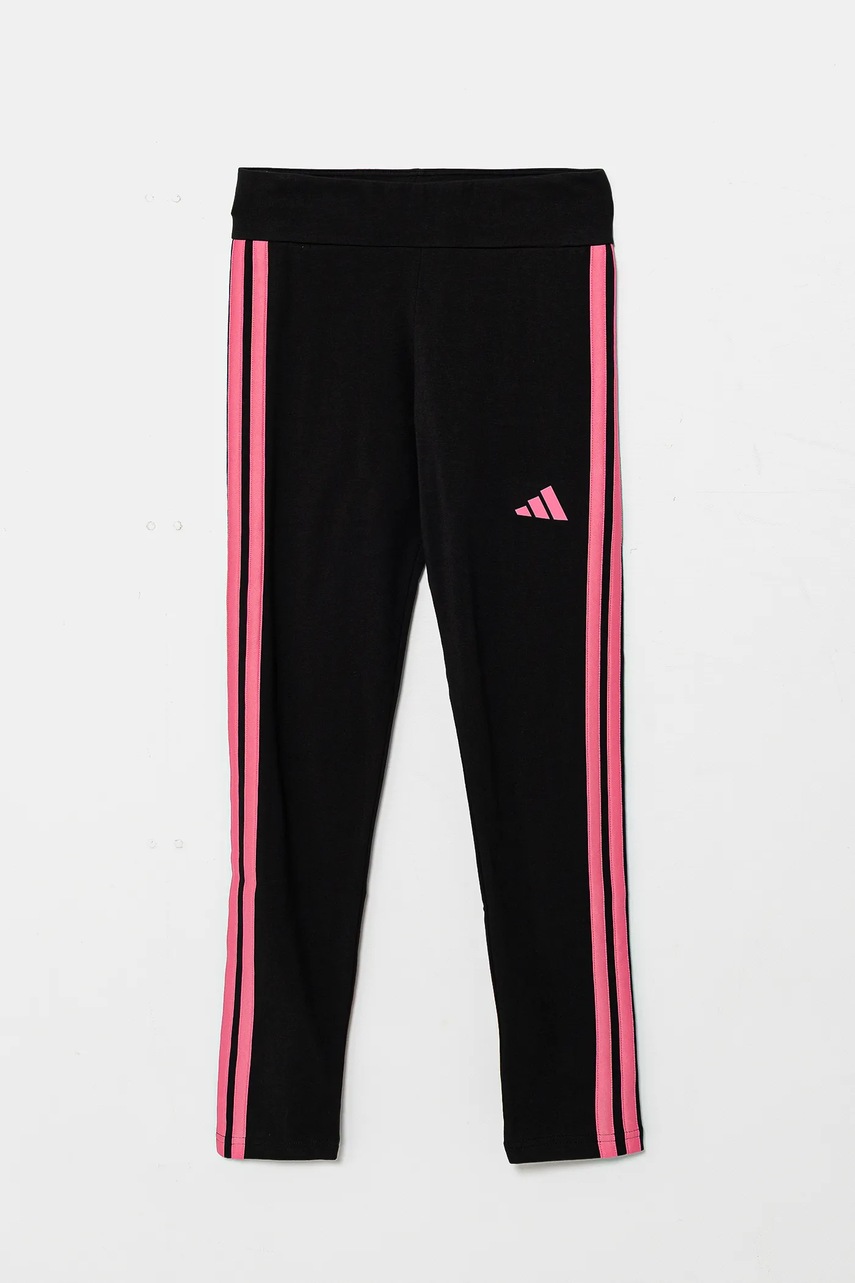 Детские леггинсы adidas цвет чёрный с принтом JY0569 Детские леггинсы adidas цвет чёрный с принтом JY0569
