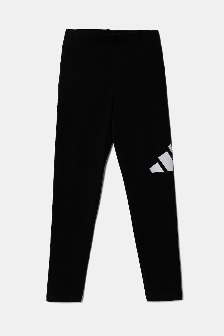 adidas leggins copii culoarea negru, cu imprimeu, JC9632 adidas leggins copii culoarea negru, cu imprimeu, JC9632
