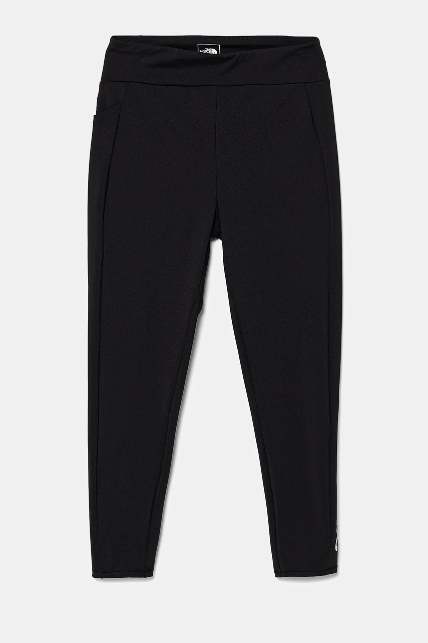 The North Face leggins copii NEVER STOP TIGHT culoarea negru, cu imprimeu, NF0A86XVJK31