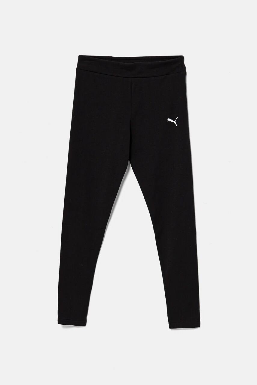 Levně Dětské legíny Puma ESS Leggings černá barva, hladké, 684903