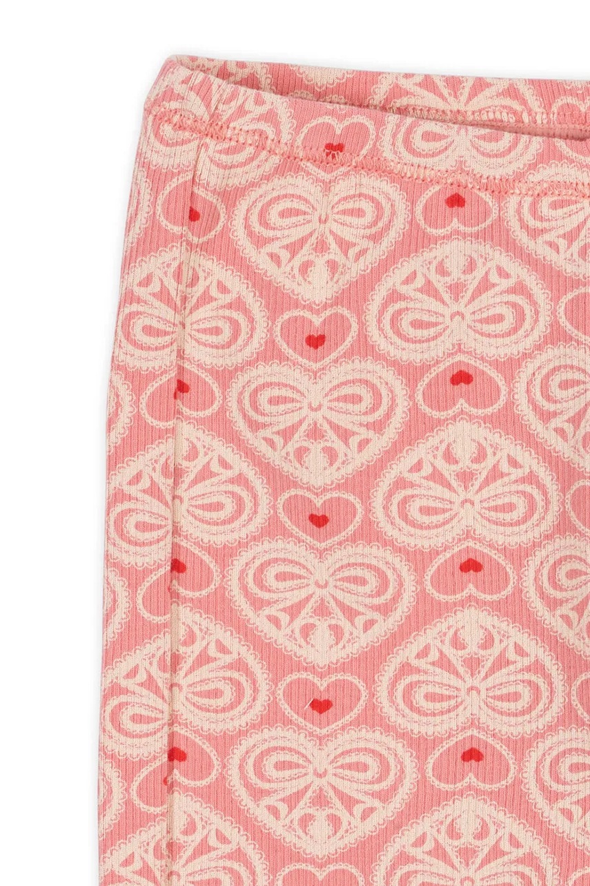 Детские леггинсы Konges Sløjd ELLA PANTS GOTS цвет розовый с узором KS102668 Детские леггинсы Konges Sløjd ELLA PANTS GOTS цвет розовый с узором KS102668