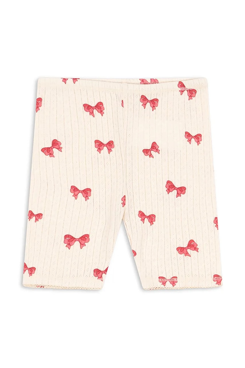 Konges Sløjd leggings MINNIE SHORT LEGGING GOTS culoarea bej, KS103149