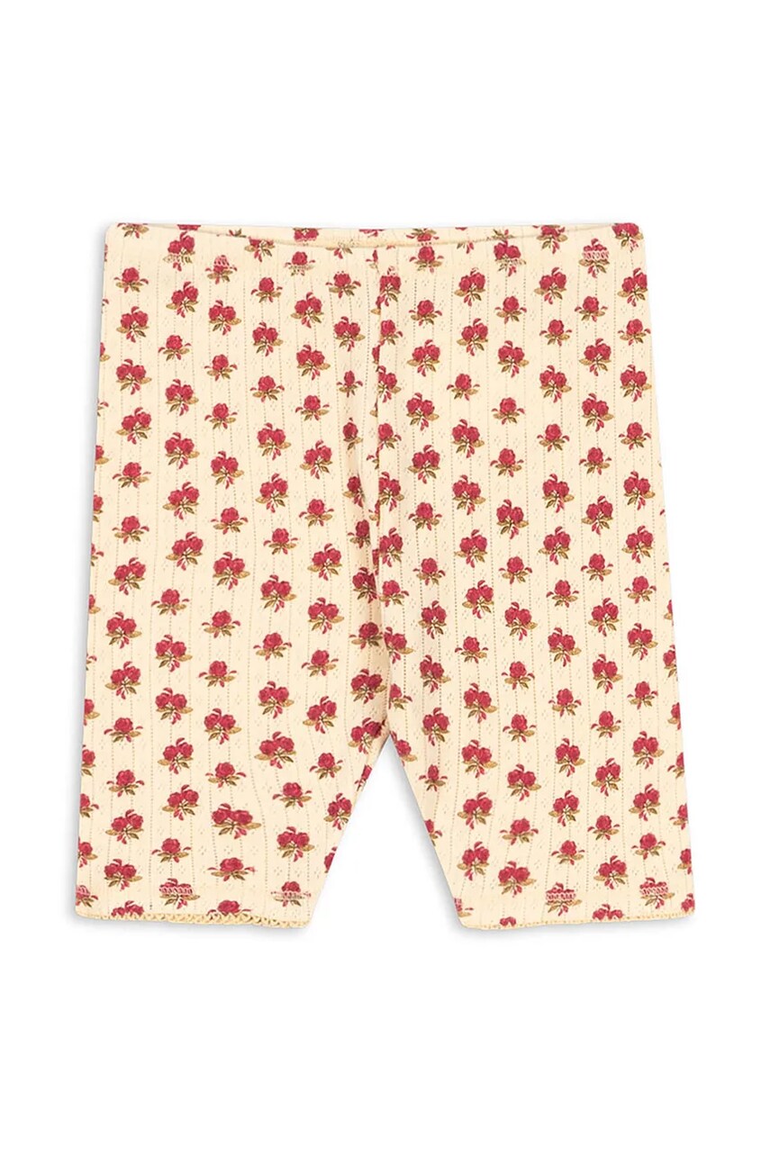 Levně Legíny Konges Sløjd MINNIE SHORT LEGGING GOTS béžová barva, KS103149