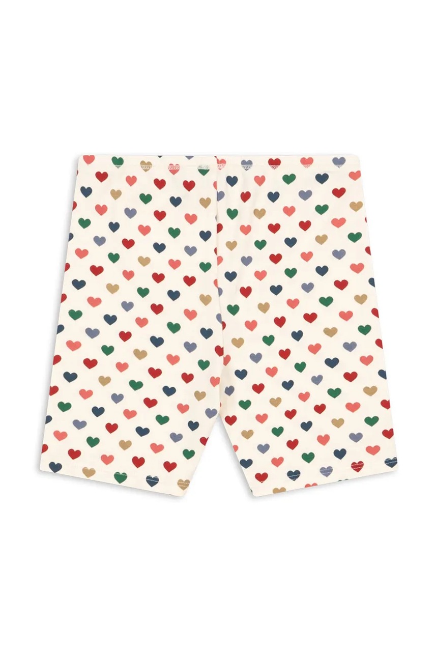 Брюки Konges Sløjd BASIC SHORT LEGGINGS GOTS цвет бежевый KS103203