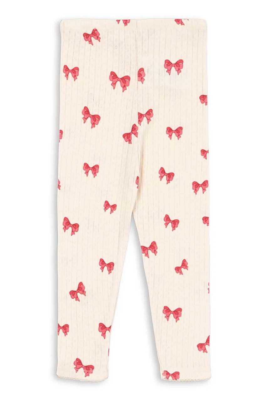 Легінси Konges Sløjd MINNIE PANTS GOTS колір бежевий KS103395