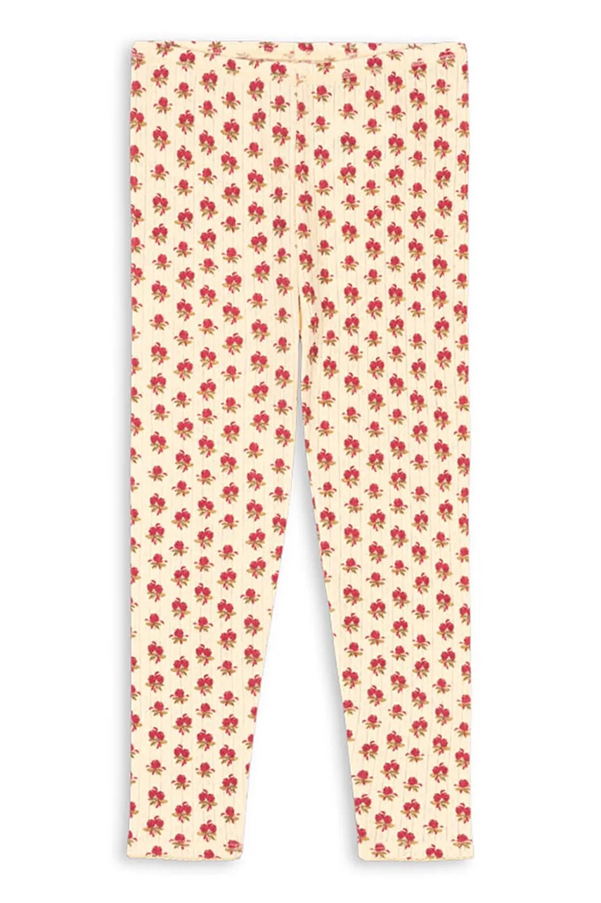 Konges Sløjd colanti MINNIE PANTS GOTS culoarea bej, KS103395