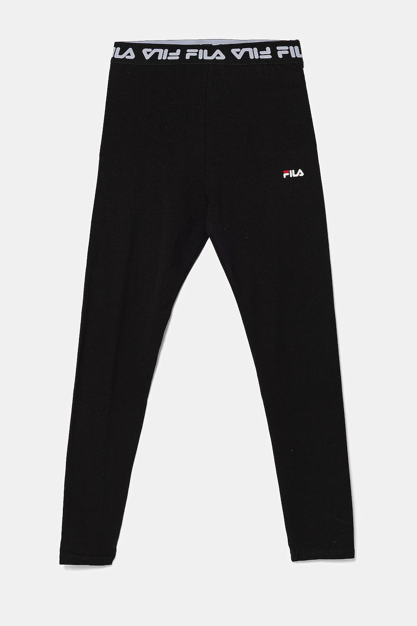 Fila leggins copii LOHNSFELD culoarea negru, cu imprimeu, FAT0631