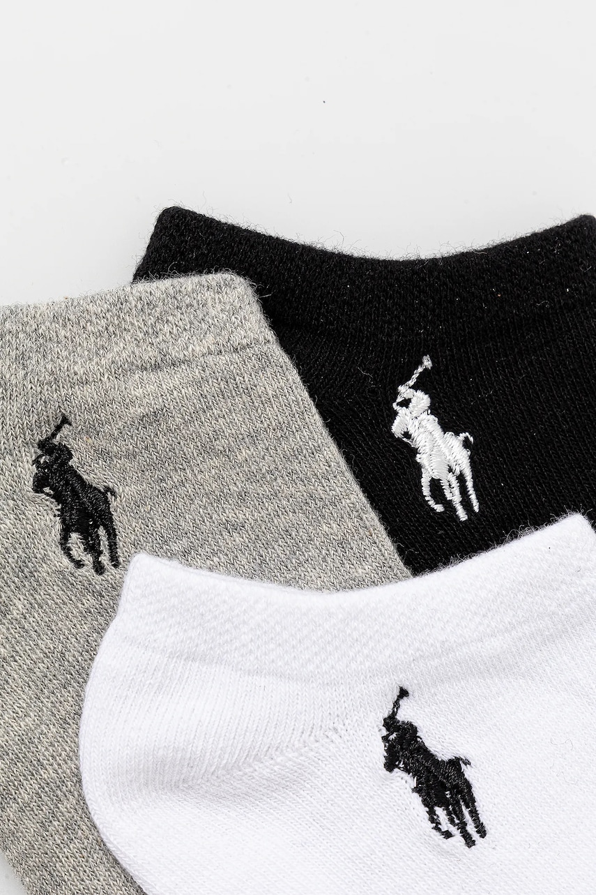 Детские носки Polo Ralph Lauren 6 шт цвет серый 448974578001 Детские носки Polo Ralph Lauren 6 шт цвет серый 448974578001