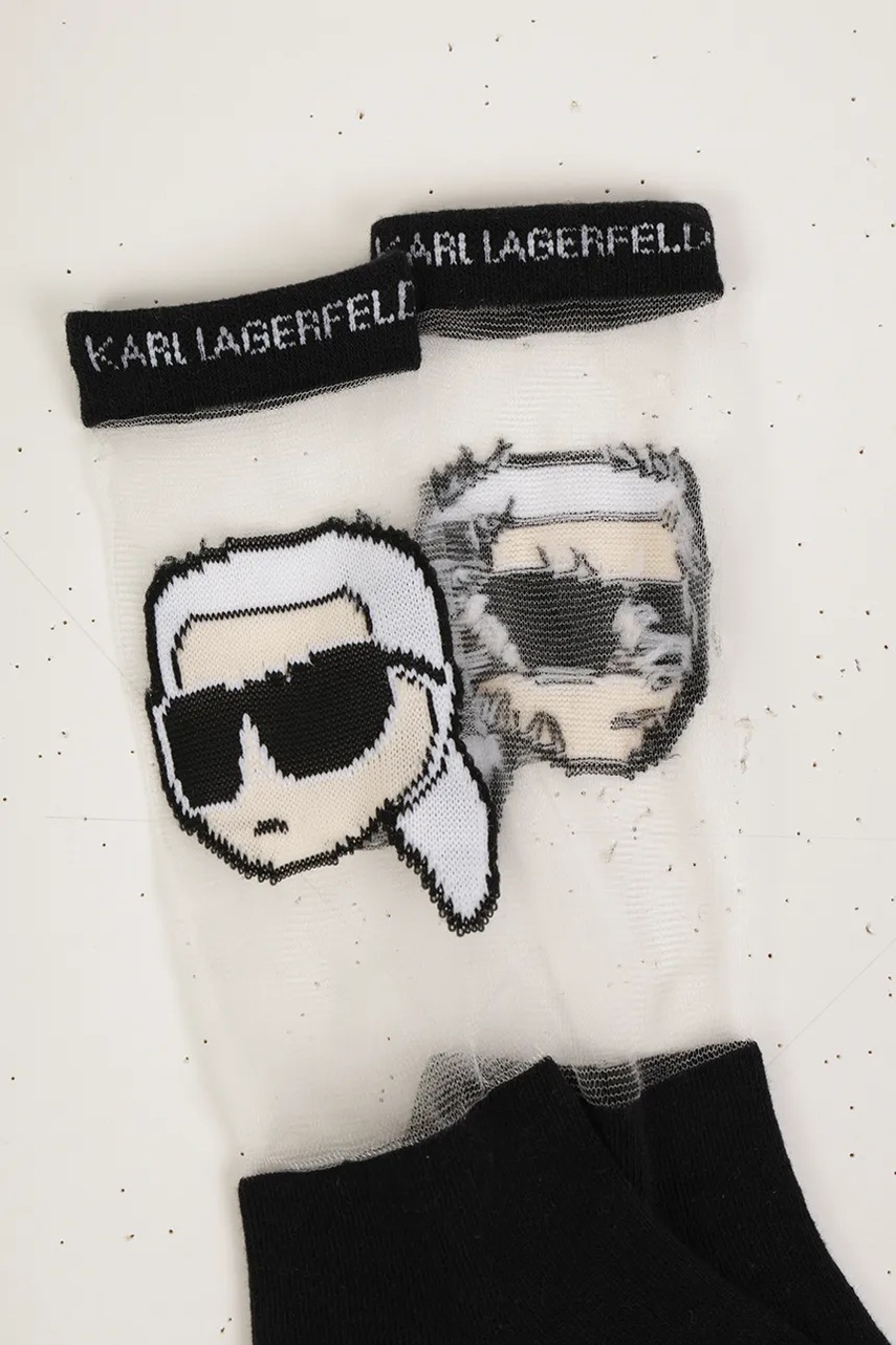 Дитячі шкарпетки Karl Lagerfeld колір чорний Z30545