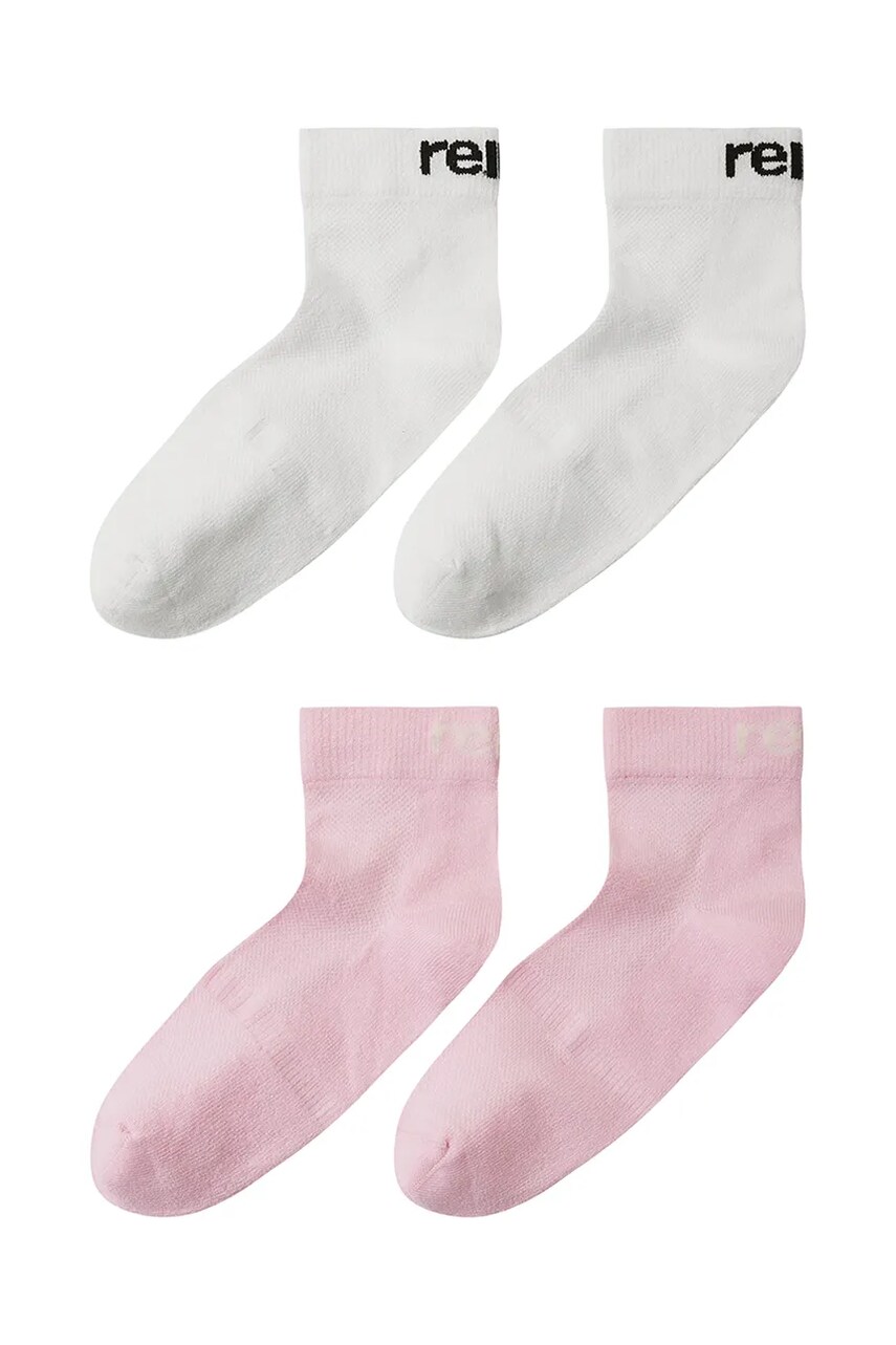 Reima sosete copii Nilkat 2-pack culoarea roz, 5300300A