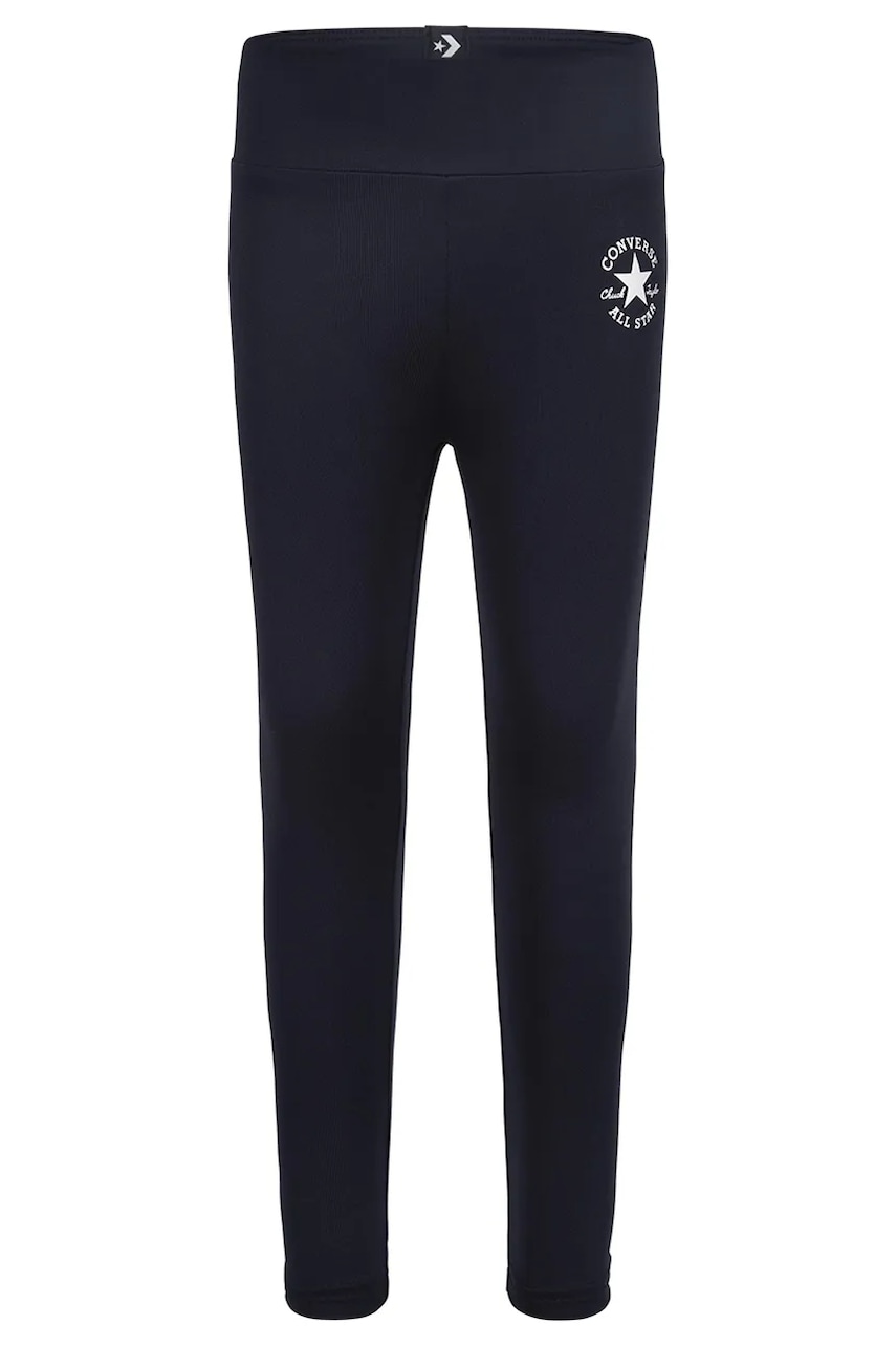 Converse leggins copii culoarea negru, uni, 3CD916