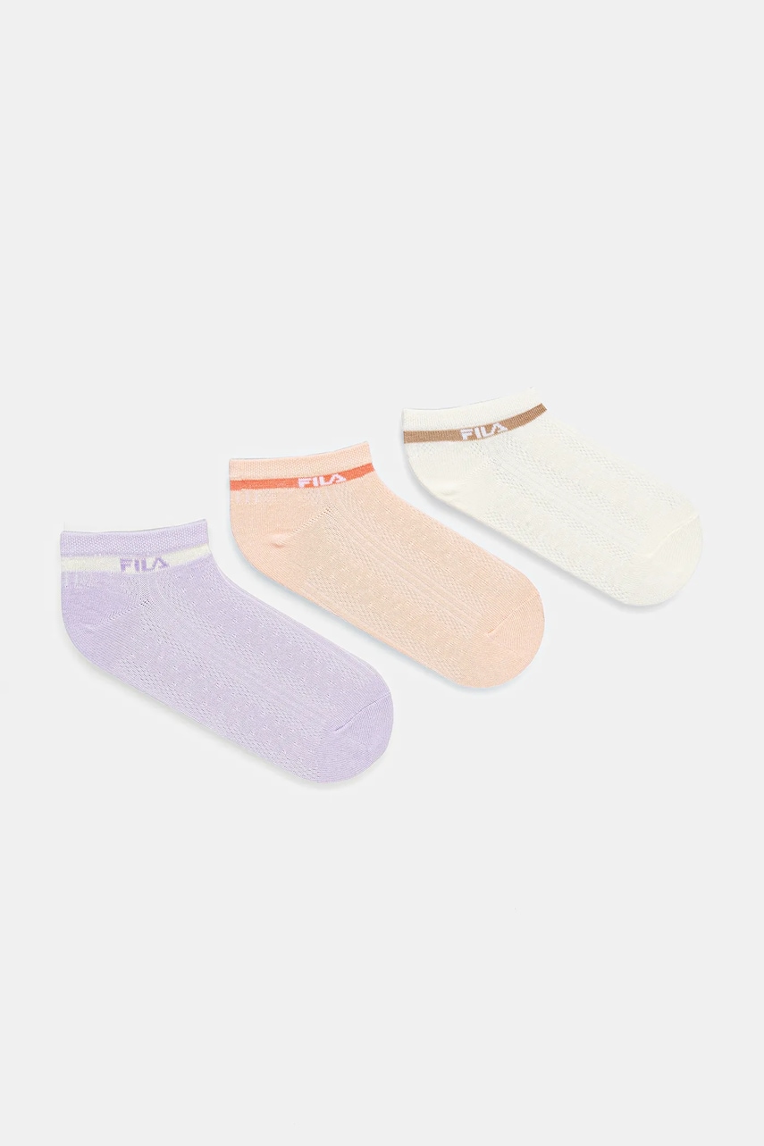 Fila șosete 3-pack culoarea bej, F1427