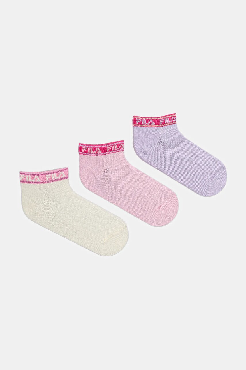 Fila sosete copii 3-pack culoarea roz, F1429
