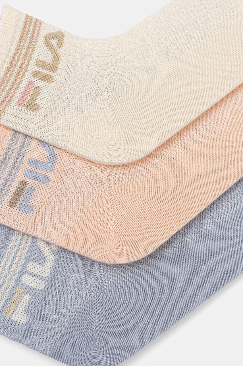 Шкарпетки Fila 3-pack колір бежевий F2111