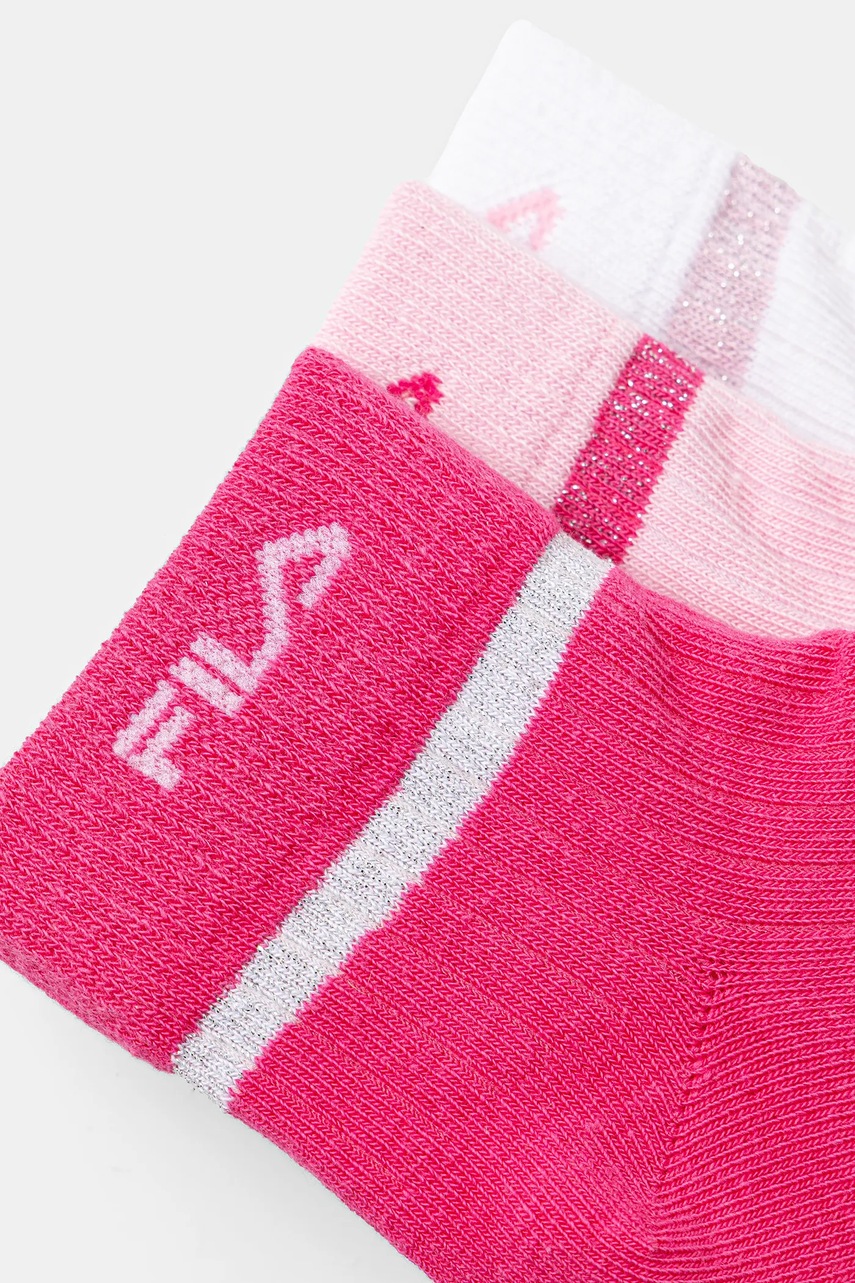 Детские носки Fila 3 шт цвет розовый F2112
