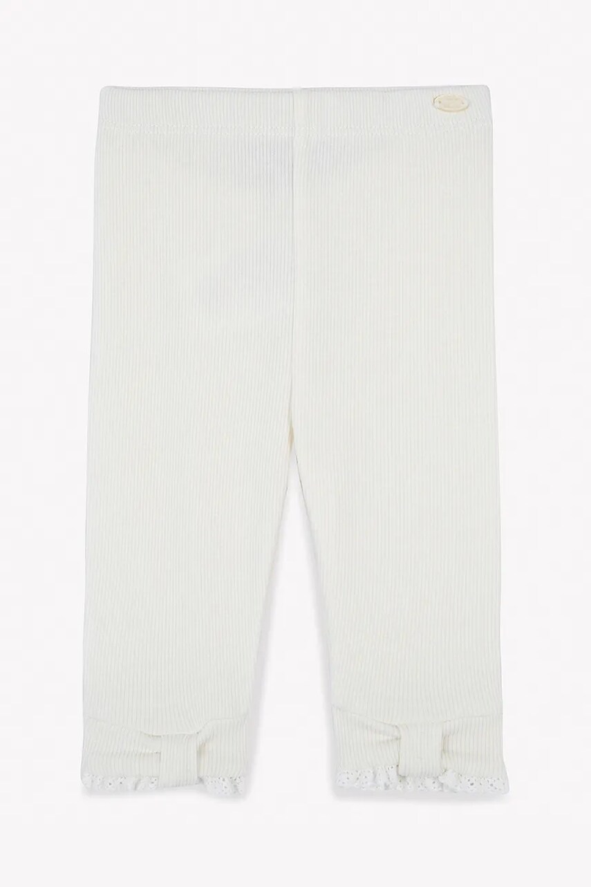 Tartine et Chocolat leggins bebe culoarea bej, neted, CA24001