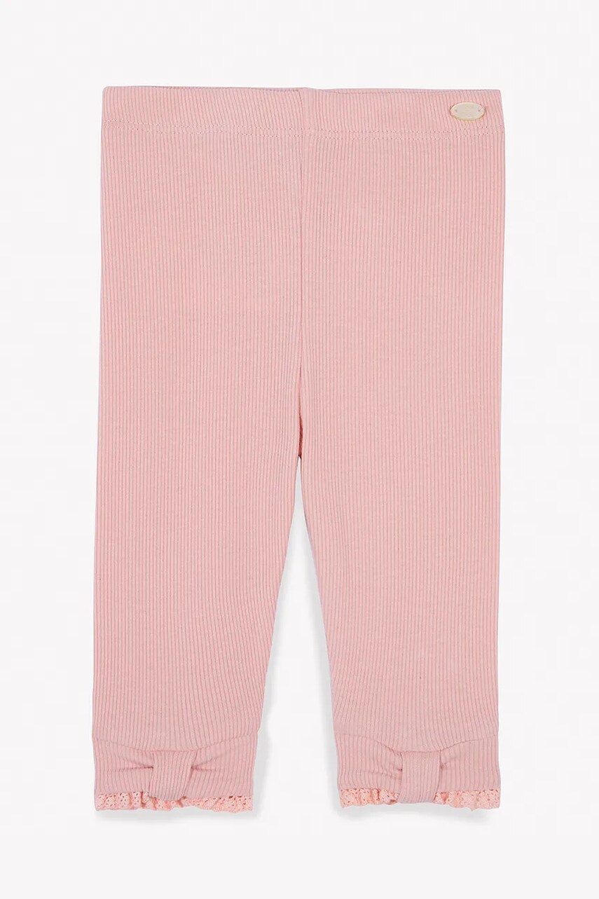 Tartine et Chocolat leggins bebe culoarea roz, neted, CA24001
