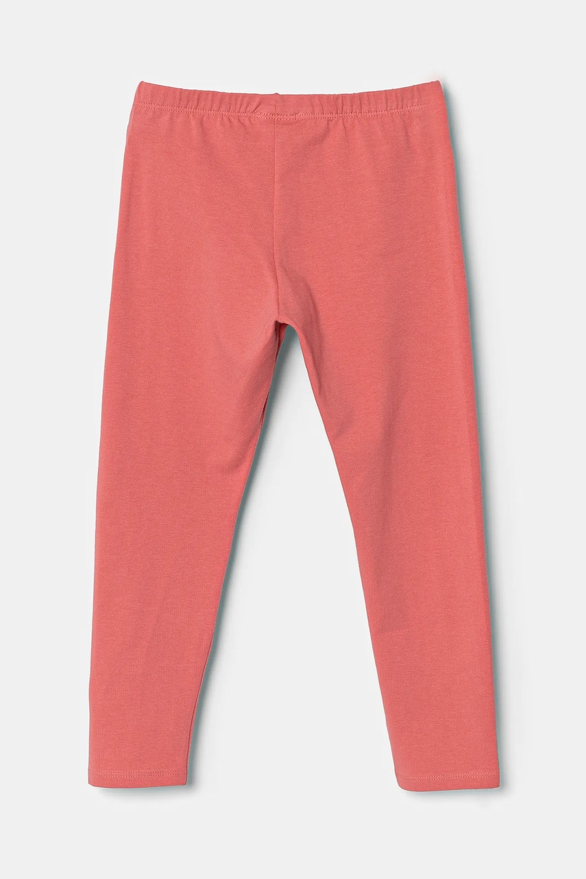 Детские леггинсы United Colors of Benetton цвет розовый однотонные 3MT1GF01L Детские леггинсы United Colors of Benetton цвет розовый однотонные 3MT1GF01L