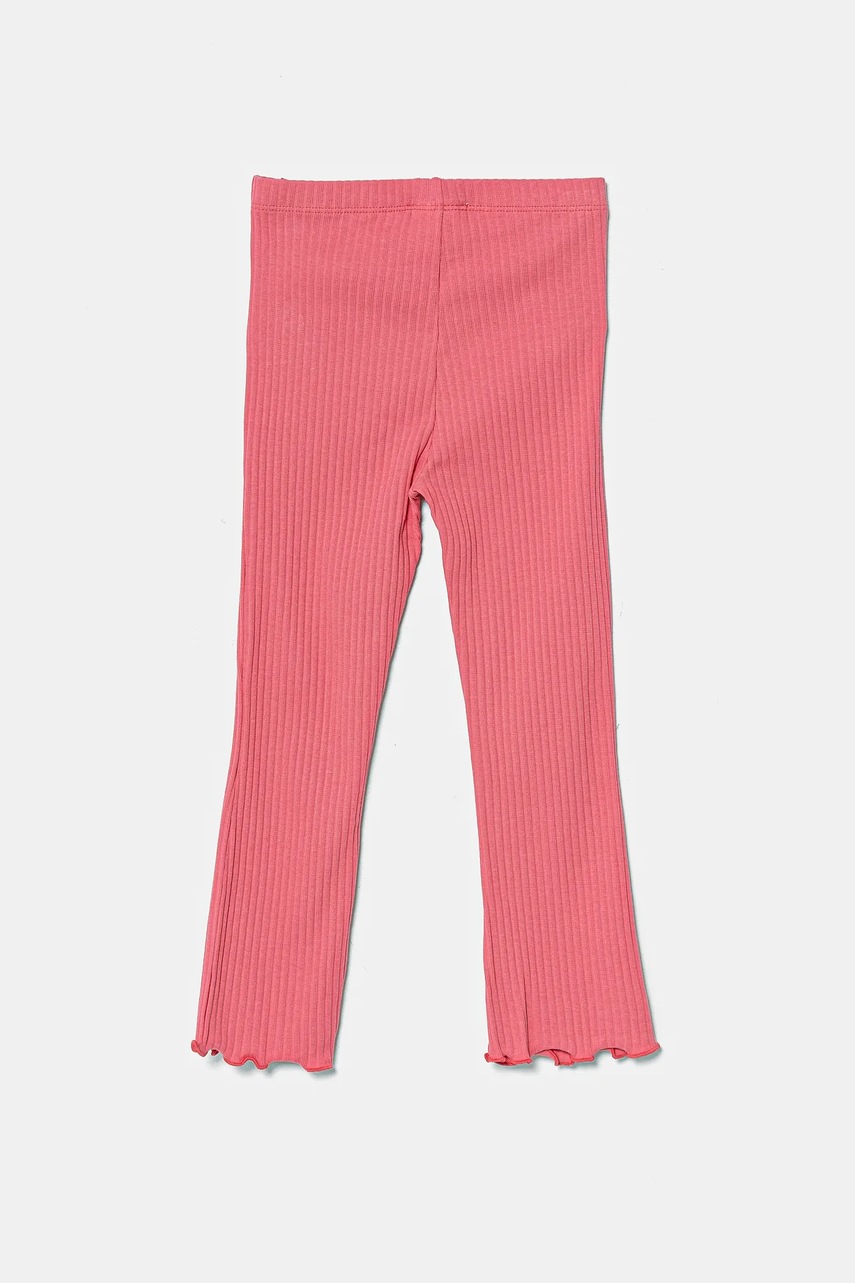 Детские леггинсы United Colors of Benetton цвет розовый однотонные 3F1AGF04W Детские леггинсы United Colors of Benetton цвет розовый однотонные 3F1AGF04W