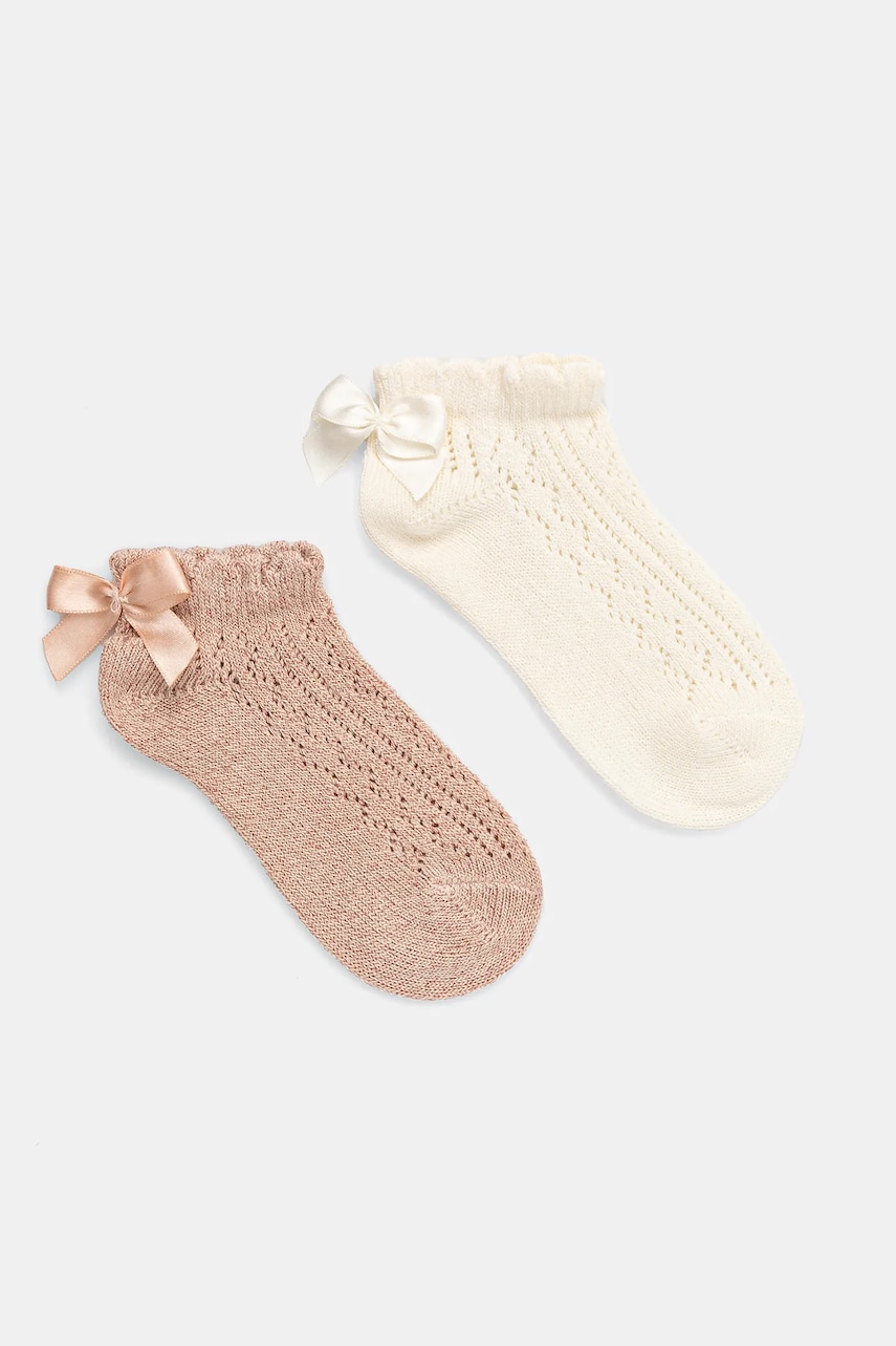 United Colors of Benetton sosete copii 2-pack culoarea portocaliu, 6AO407042