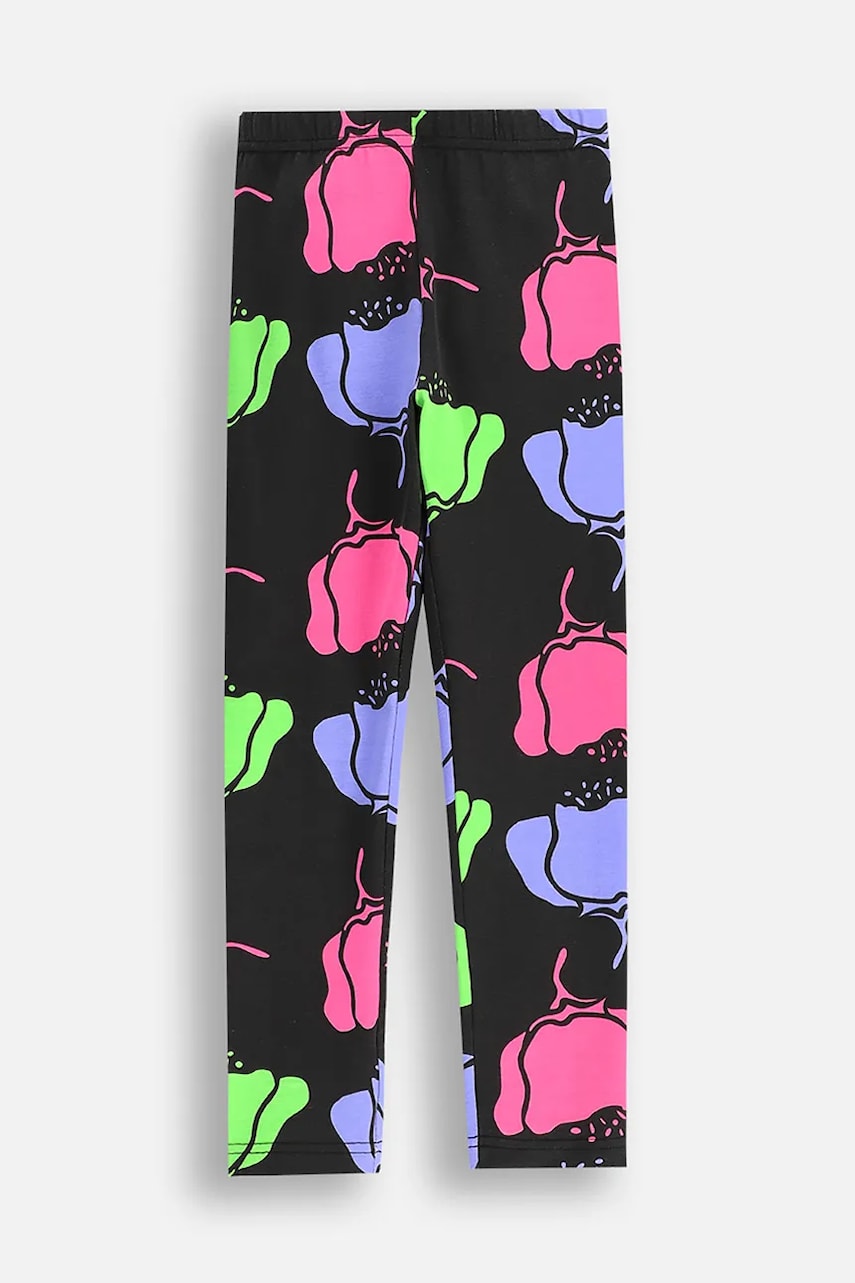 Coccodrillo leggins copii culoarea negru, modelator, EVERYDAY GIRL Coccodrillo leggins copii culoarea negru, modelator, EVERYDAY GIRL