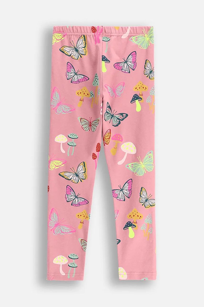 Дитячі легінси Coccodrillo колір рожевий візерунок DREAM DIARIES GIRL KIDS