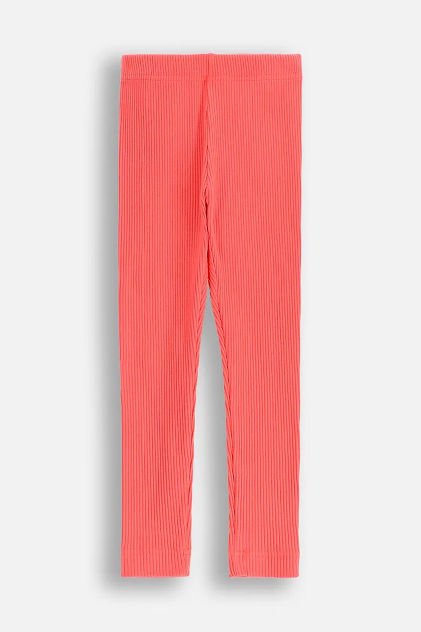 Coccodrillo leggins copii culoarea portocaliu, neted, NOSTALGIC MEADOW GIRL KIDS