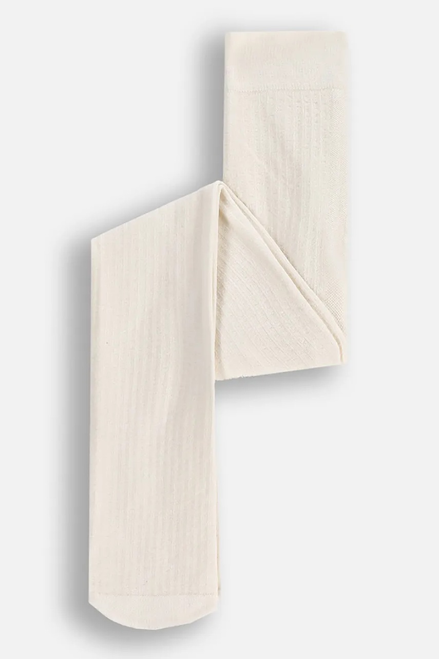 Levně Dětské punčocháče Coccodrillo béžová barva, TIGHT VISCOSE