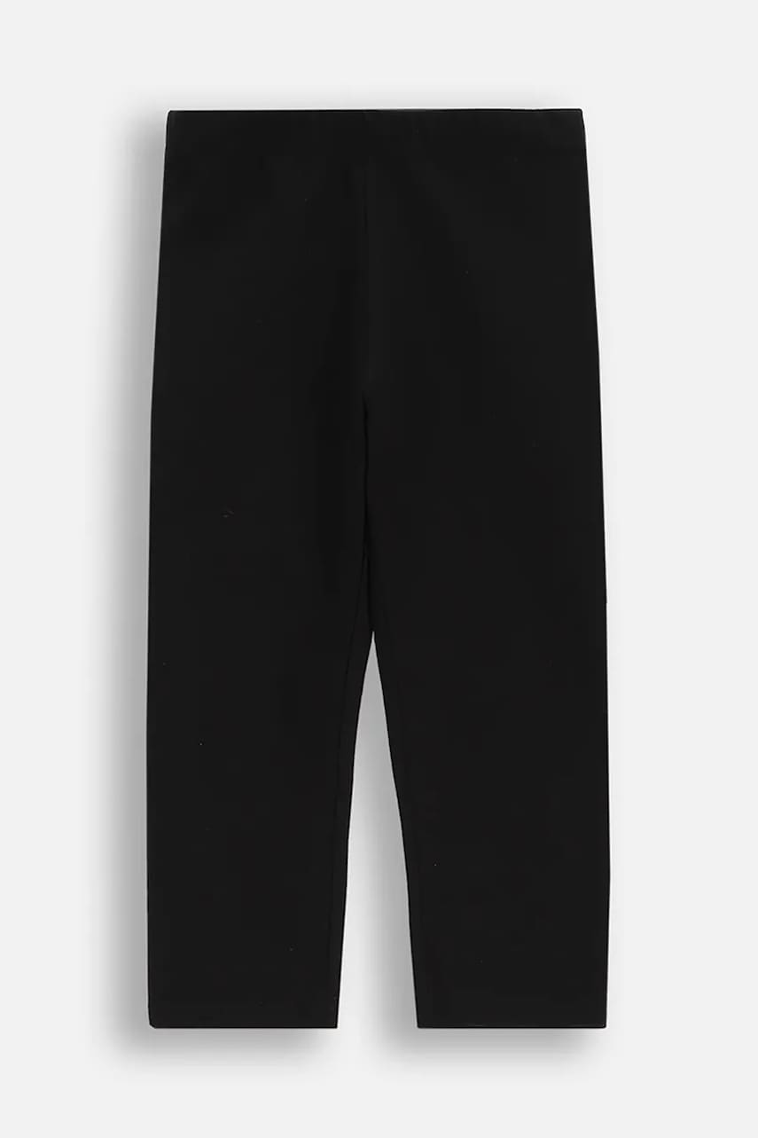 Coccodrillo leggins din bumbac culoarea negru, EVERYDAY GIRL Coccodrillo leggins din bumbac culoarea negru, EVERYDAY GIRL