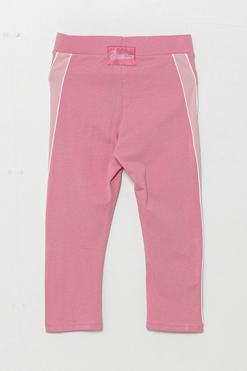 Детские леггинсы United Colors of Benetton цвет розовый однотонные 3P4ZCF05Z Детские леггинсы United Colors of Benetton цвет розовый однотонные 3P4ZCF05Z