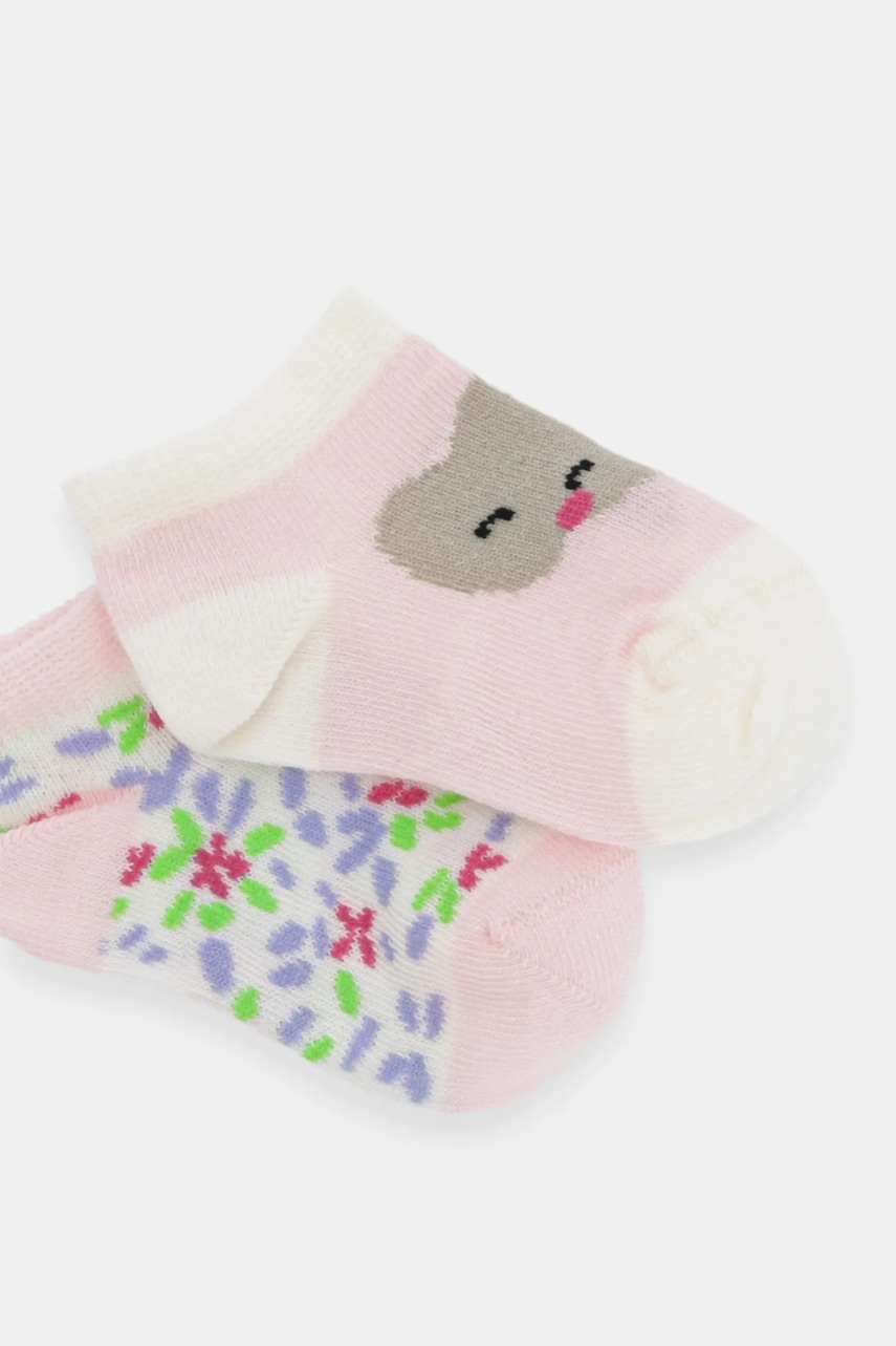 Носки United Colors of Benetton 2 шт цвет розовый 6AO50703X Носки United Colors of Benetton 2 шт цвет розовый 6AO50703X