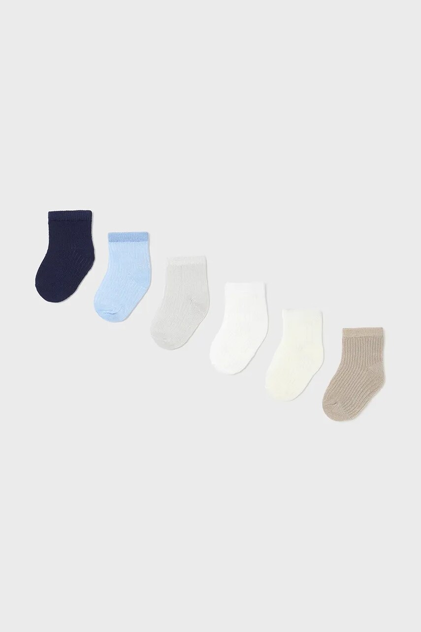 Mayoral Newborn sosete bebe 6-pack 9860