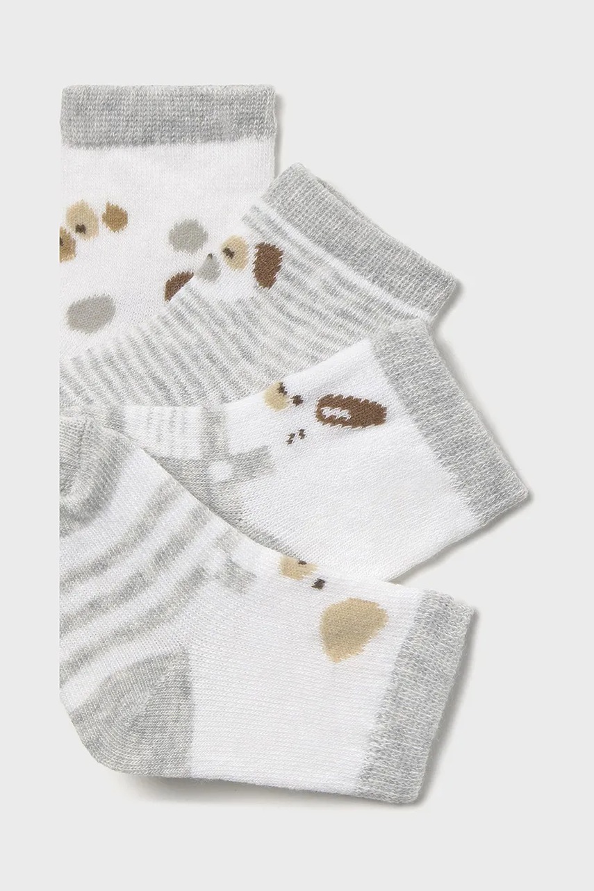 Детские носки Mayoral Newborn 4 шт цвет серый 9862