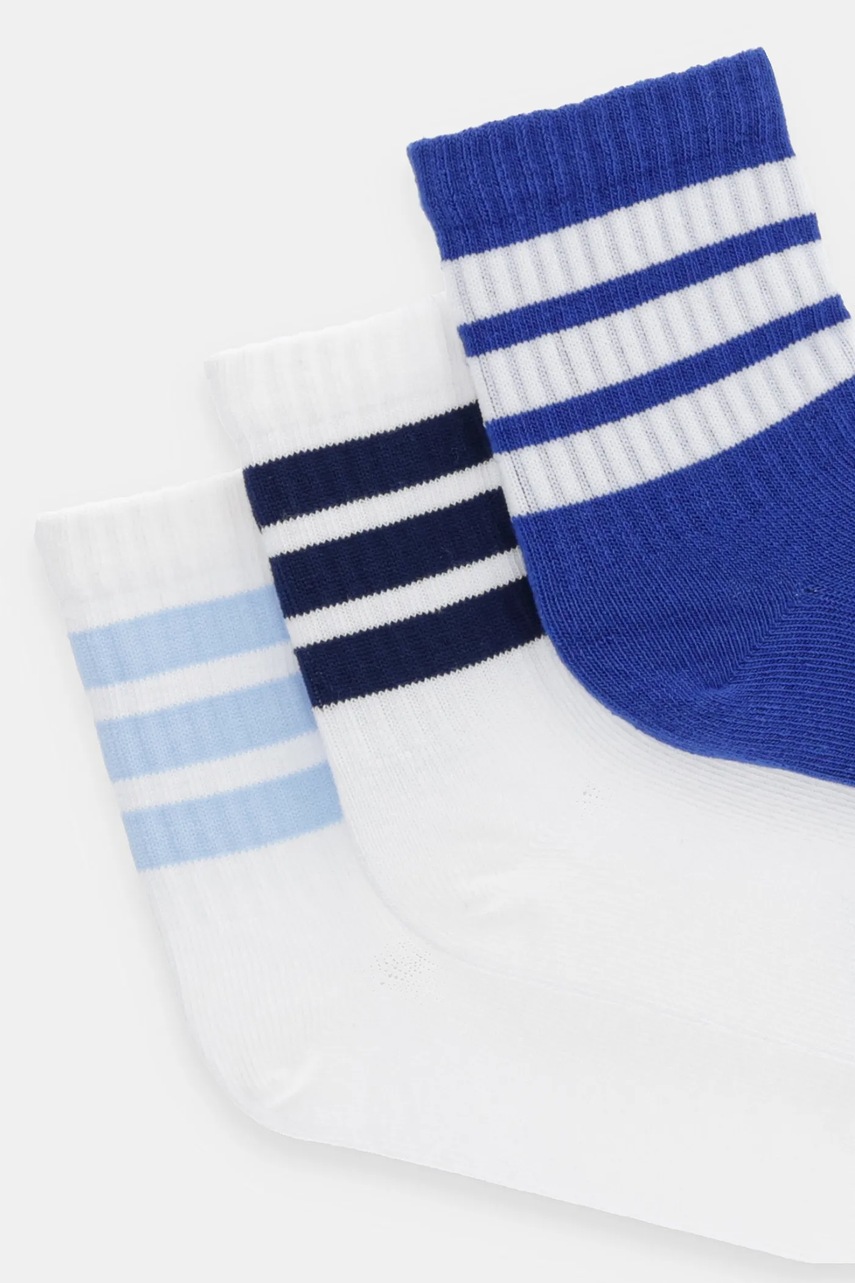 Детские носки adidas Performance 3 шт цвет синий JD1348