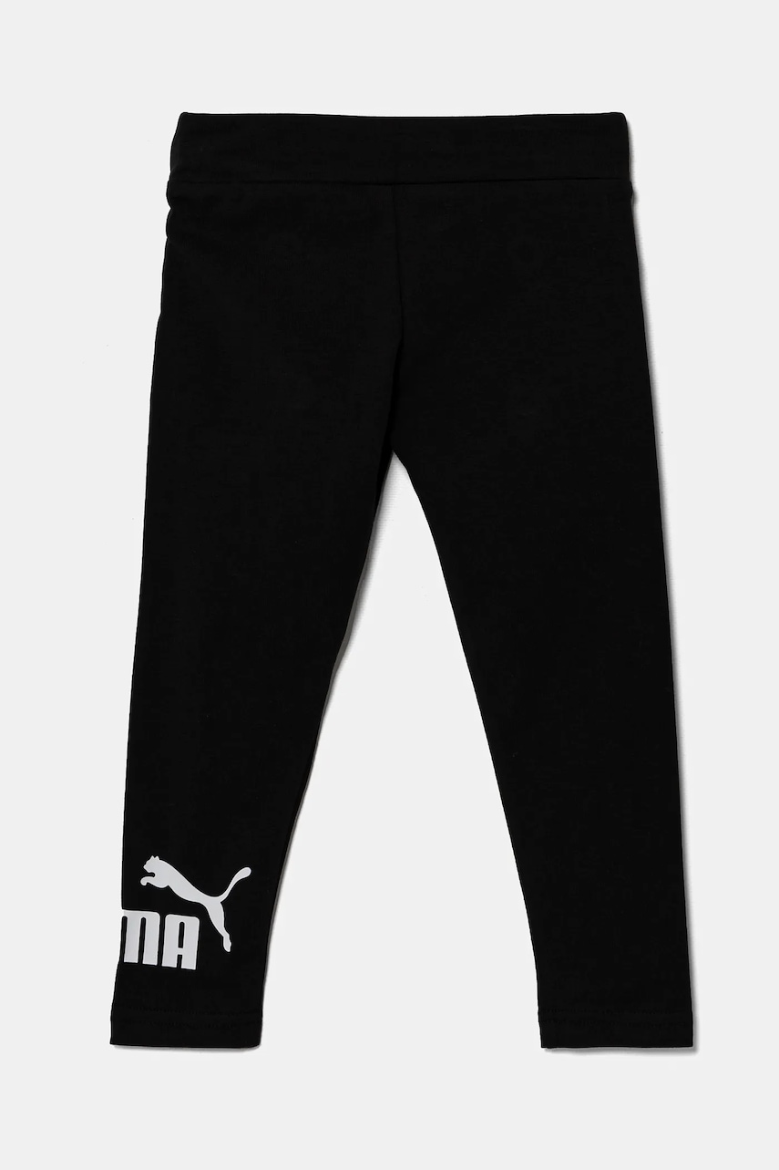 Puma leggins copii ESS No. 1 Logo Leggings culoarea negru, cu imprimeu, 684936