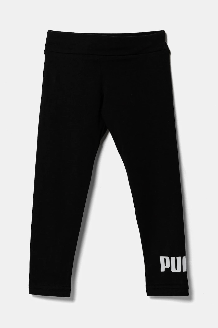 Детские леггинсы Puma ESS No. 1 Logo Leggings цвет чёрный с принтом 684936 Детские леггинсы Puma ESS No. 1 Logo Leggings цвет чёрный с принтом 684936