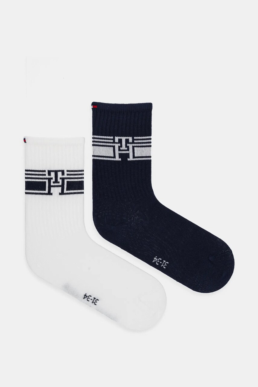 Levně Dětské ponožky Tommy Hilfiger 2-pack modrá barva, 701232710