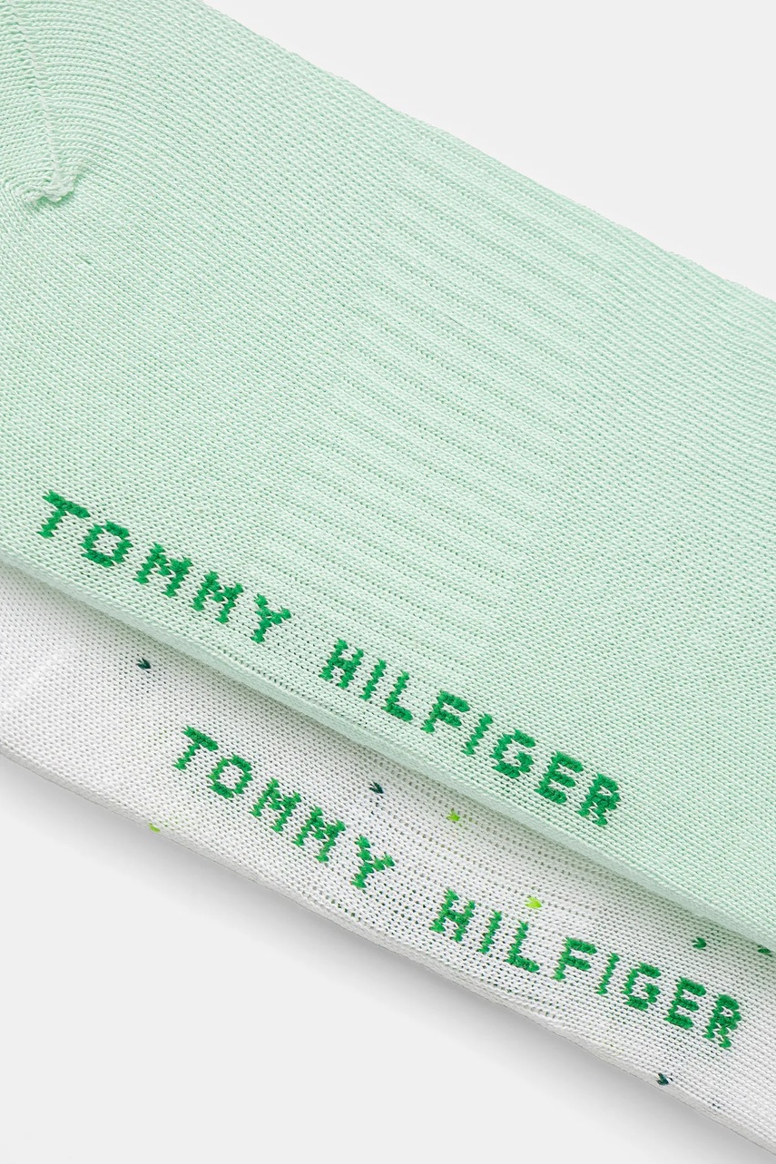 Дитячі шкарпетки Tommy Hilfiger 2-pack колір зелений 701232713
