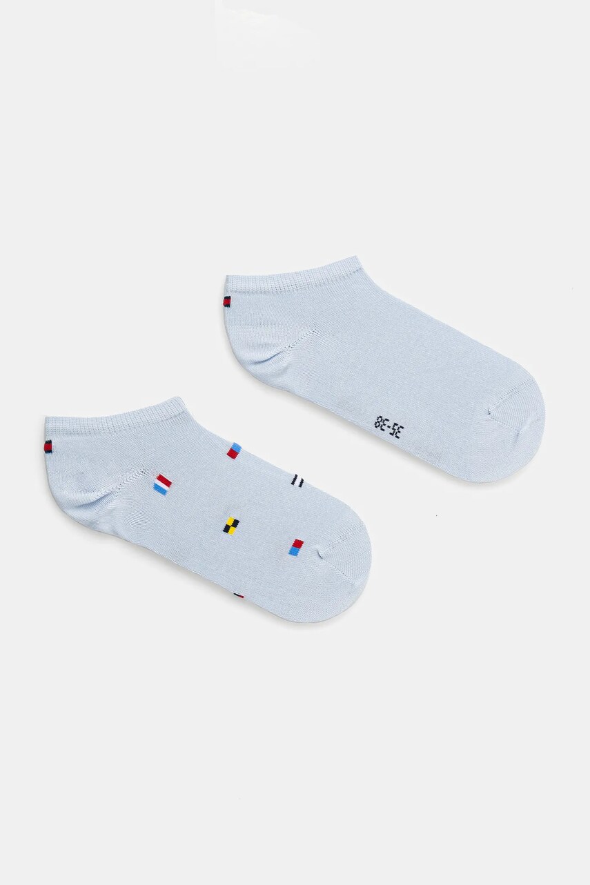 Levně Dětské ponožky Tommy Hilfiger 2-pack modrá barva, 701232714