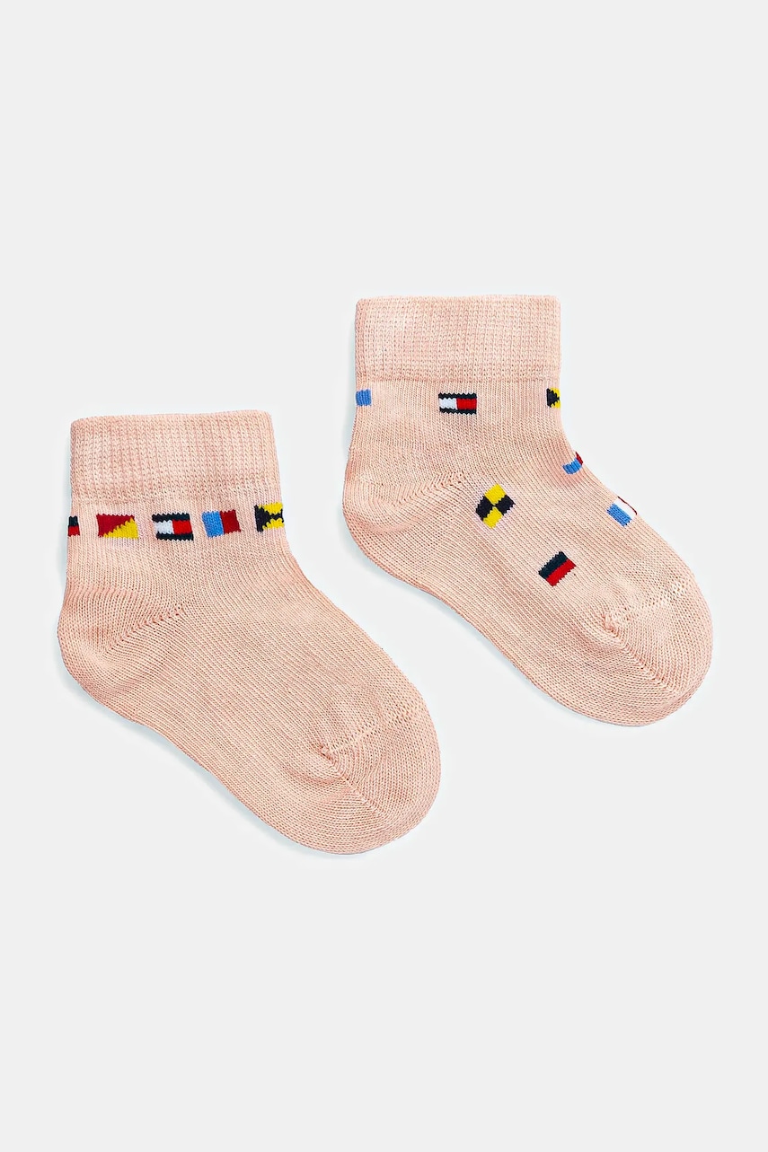 Dětské ponožky Tommy Hilfiger 2-pack oranžová barva, 701232719