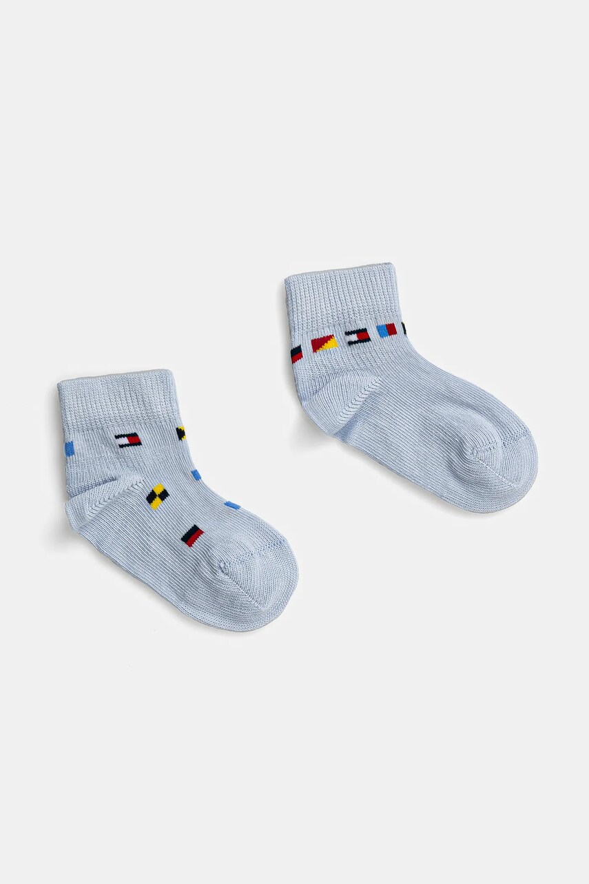 Levně Dětské ponožky Tommy Hilfiger 2-pack modrá barva, 701232719