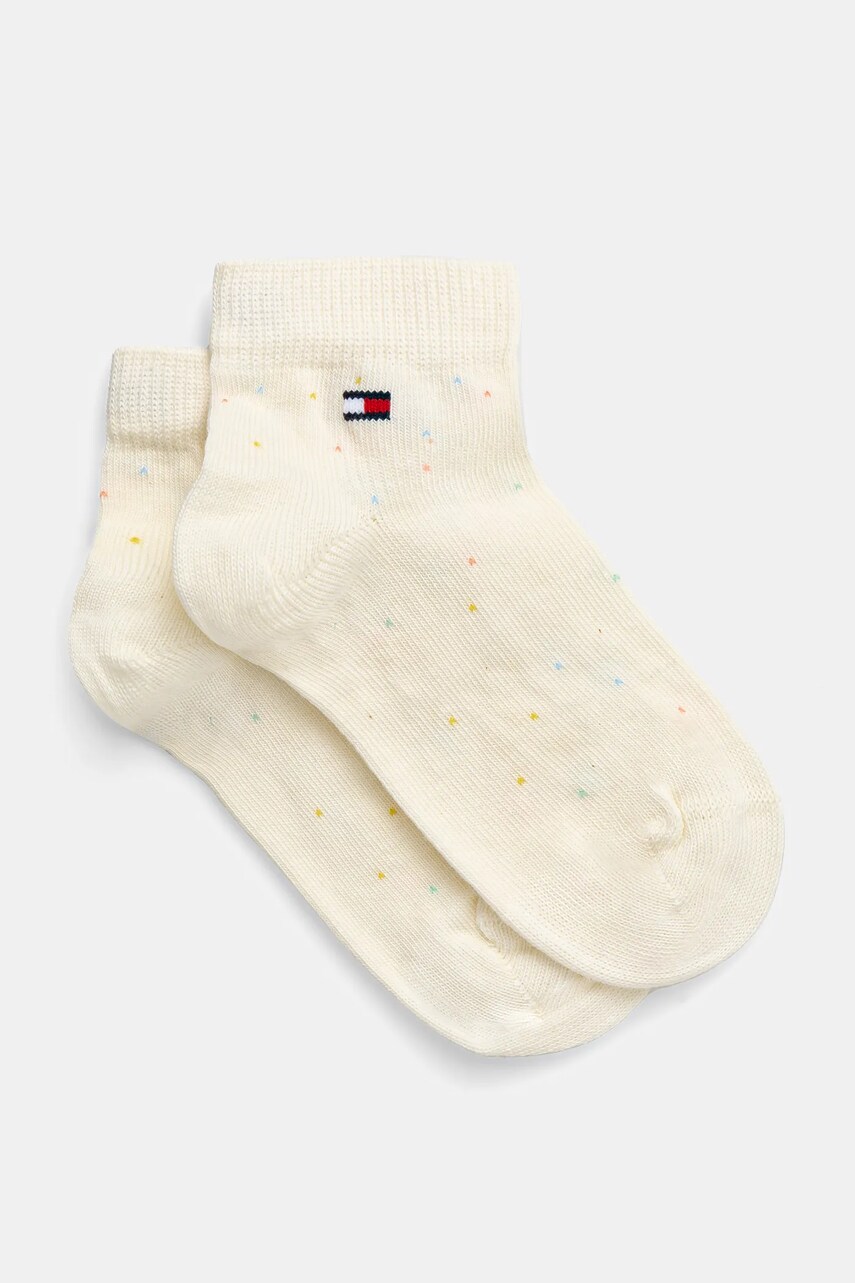 Levně Dětské ponožky Tommy Hilfiger 2-pack béžová barva, 701232720