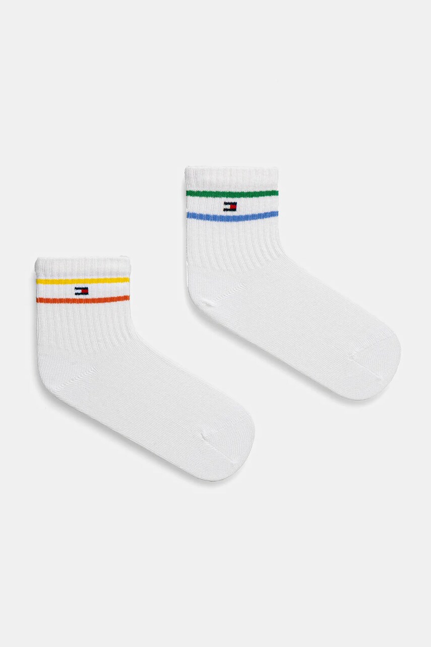 Levně Dětské ponožky Tommy Hilfiger 2-pack bílá barva, 701232723