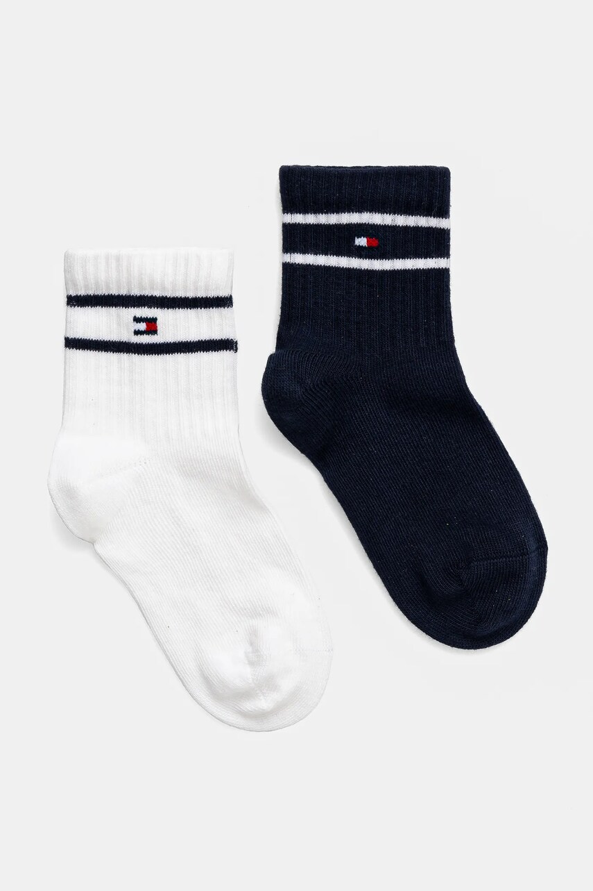 Levně Dětské ponožky Tommy Hilfiger 2-pack tmavomodrá barva, 701232723