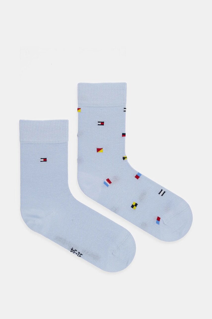 Levně Dětské ponožky Tommy Hilfiger 2-pack modrá barva, 701232857