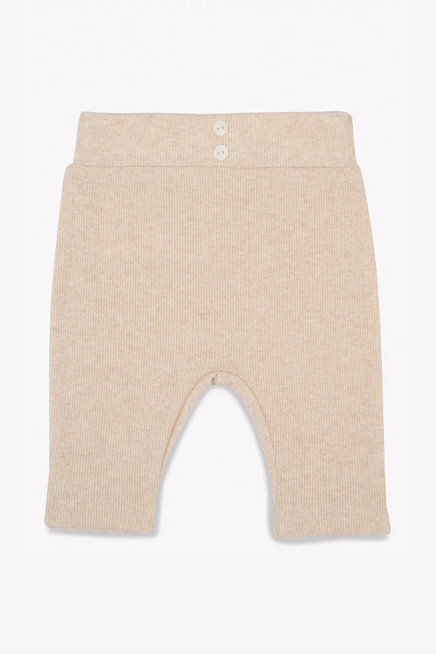 Tartine et Chocolat leggins bebe culoarea bej, neted, CA24000